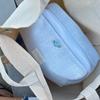Japanese Solid Color Toilet Bag Travel Portable Lipstick Storage Bag Girls Cosmetics Zipper Bag Cosmetic Bag