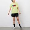 Vans Color Block Logo Printed Sports Crew Neck Short Sleeve T-Shirt Women Tops Yellow VN0A3ZOCTCY
