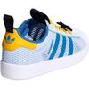 Adidas Originals Superstar 360 Comfortable Fit Low-Top Kids Skate Shoes Kids sneaker Blue White KH5663