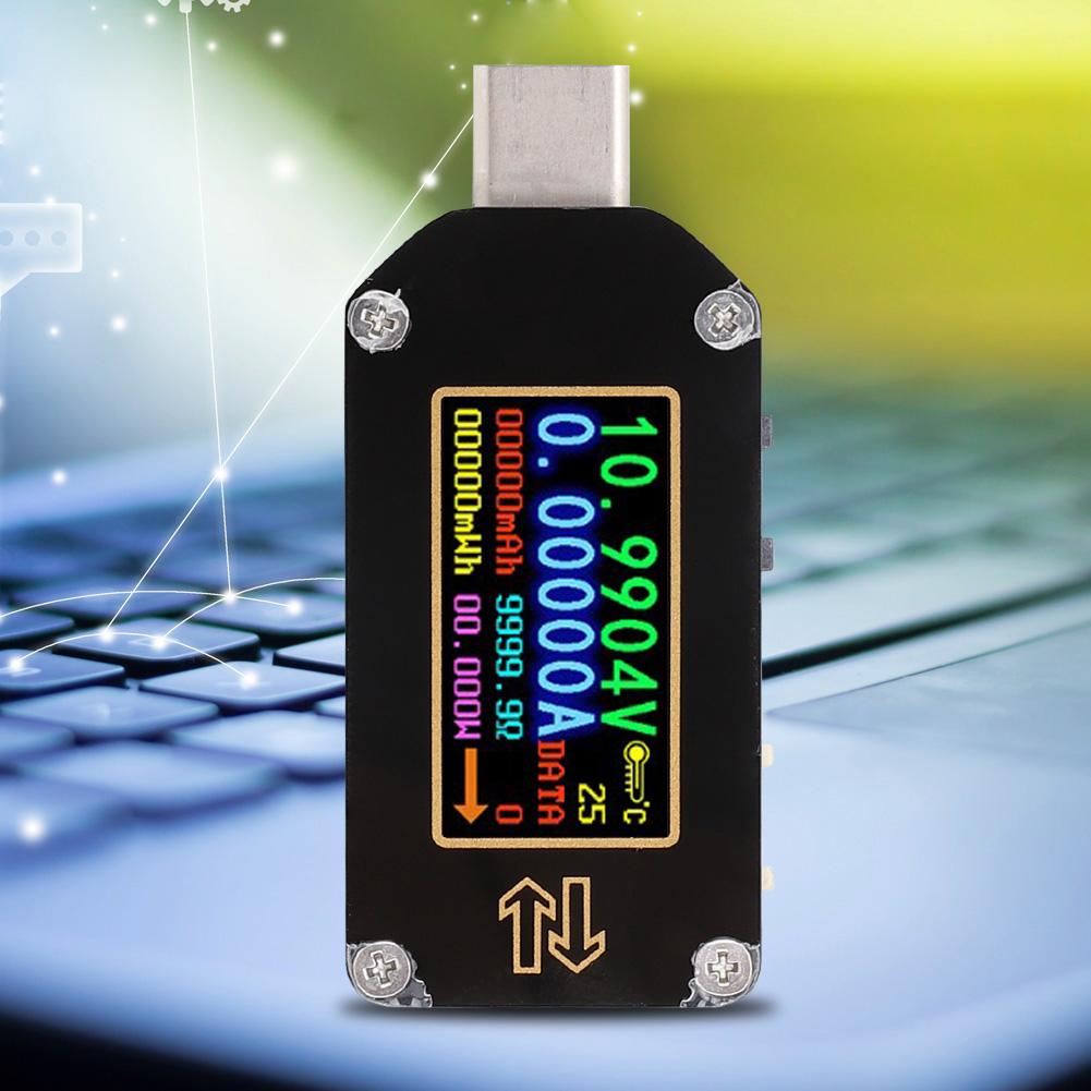 Type C Digital LCD Display USB Tester Voltage Current Power Meter Multimeter(TC66 )