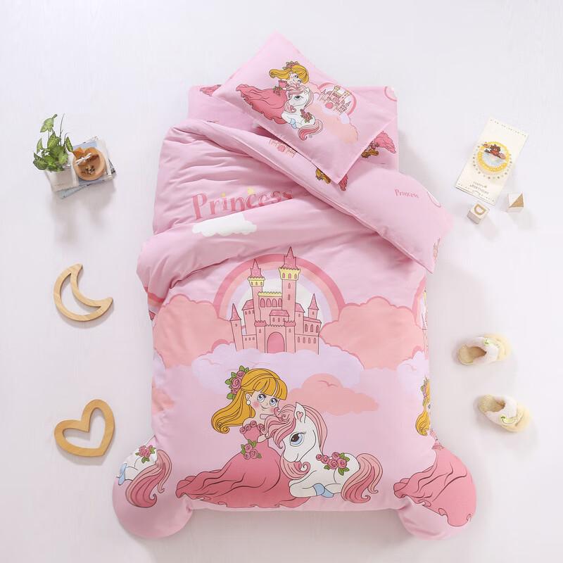LISM Kids Castle Princess Nap Quilt Set