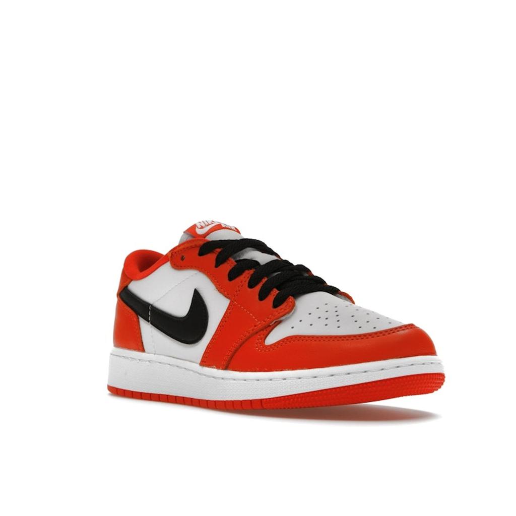 Adidasi pentru copii Air Jordan 1 Retro Low OG GS Starfish Portocaliu Alb Negru CZ0858-801