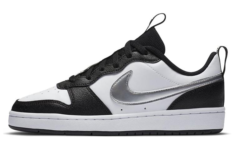 

Nike Court Borough Low 2 Synthetic Leather Slip Resistant Abrasion Resistant Support Low top Kids Skateboarding Shoes CT3964-100 36