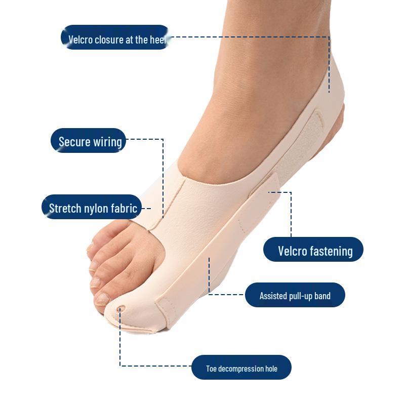 Verstellbarer Ballenzeh-Korrektor Zehenmanschette für Tag- und Nachtgebrauch
