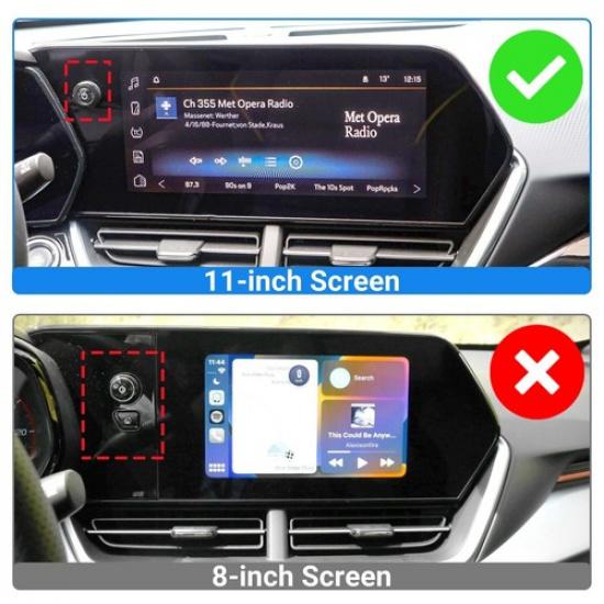 RUIYA Car Touch Screen Protector Tempered Glass 11-inch For 2024-2026 Chevy Trax