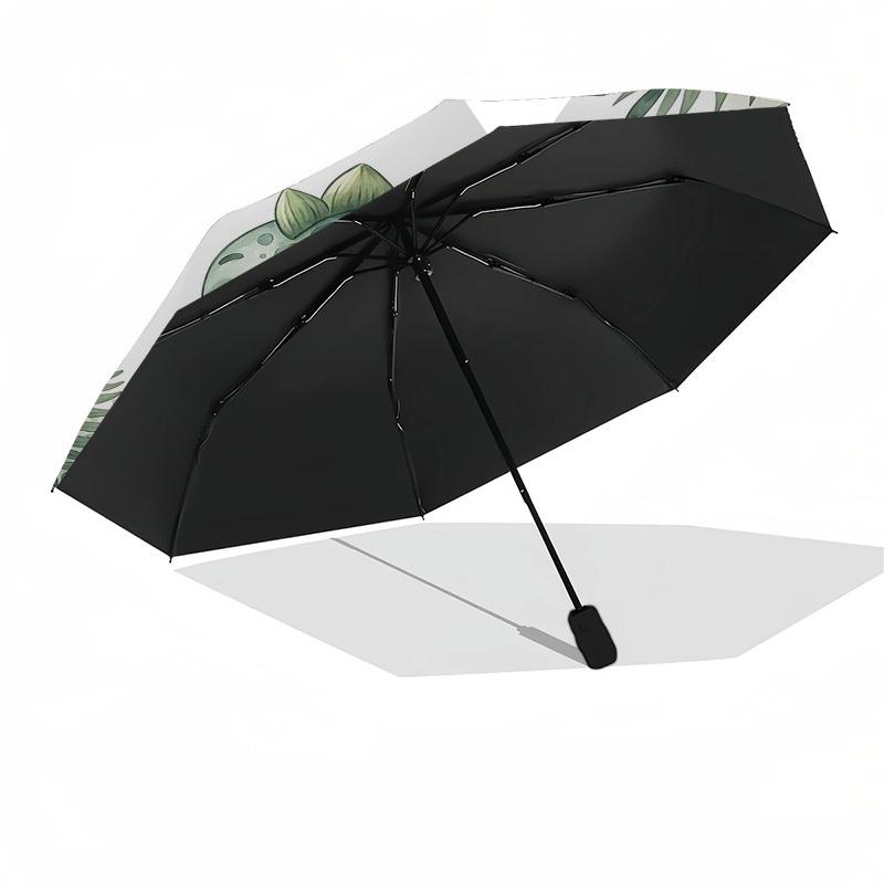 1PC Dinosaur Snail Umbrella-8-Rib Reinforced Portable Folding Travel Suitable for All Seasons Outdoor Daily -Z0492