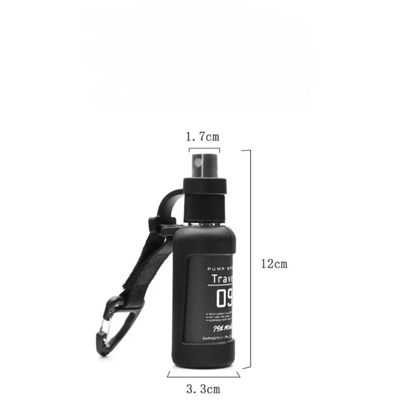 

1Pcs Outdoor Camping Trip 50ml Spray Bottle Alcohol Dispenser Bottle Tactical Portable Spray Bottle Travel Hiking Accessories чёрный