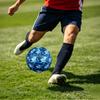 1pc Blue Dragon Fantasy Theme Soccer Ball Football, Size 5, Lightweight PVC, Outdoor Training Soccer Ball,Gift C6543