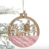Wooden Xmas Tree Pendant Pentagrams Santa Claus Ornament Christmas Hanging Ornament  Weddings