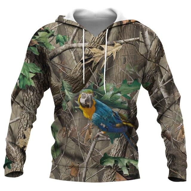Pánska mikina s kapucňou Boar Hunter Lov zvierat Camo Tattoo Pulover Harajuku Ležérne mikiny ELK Hunte Oversized oblečenie s 3D potlačou