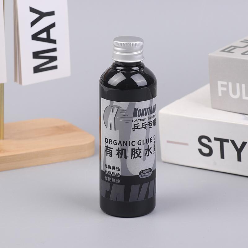 

100Ml Professional Table Tennis Rubber Glue Speed Glue With Brush Rubber Adhesive Cleaner For Pingpong Paddle Maintenance 100Ml