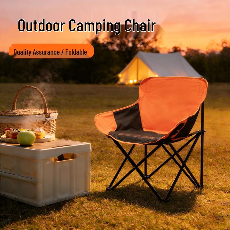 Moon Chair: Outdoor Folding Camping and Fishing Stool, Picnic Recliner and Art Sketching Chair