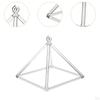 Quartz Crystal Pyramid Clear Sound Healing for Therapy Yoga Meditation