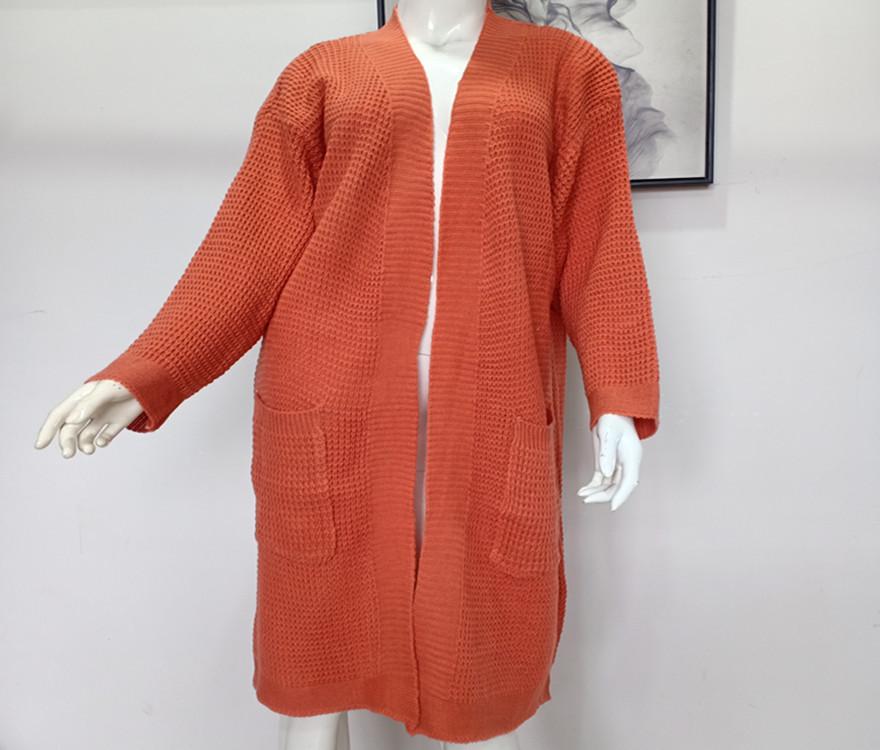 2025 Bestseller Women's Plus Size Knitted Cardigan Coat