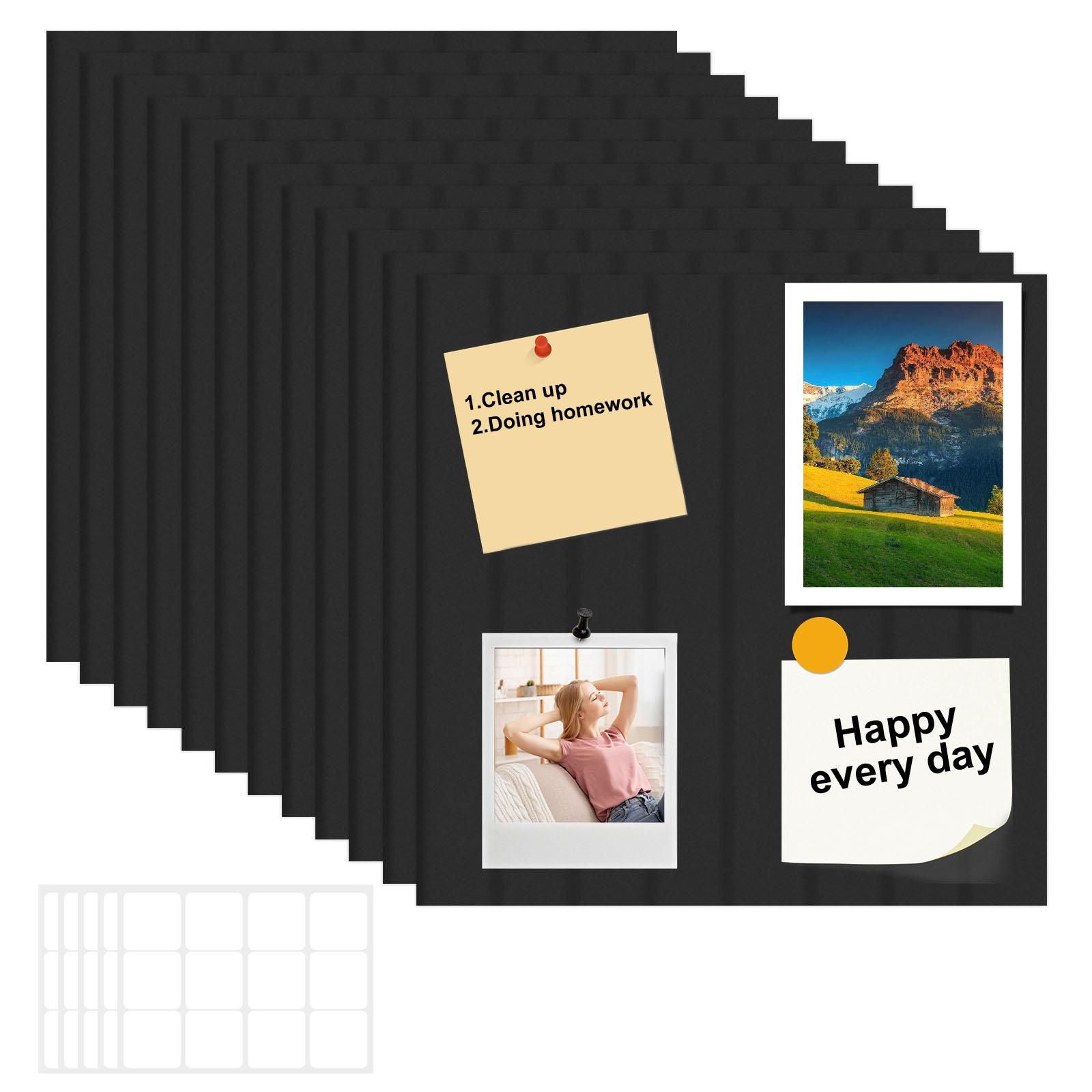 

Фетровые вкладки для доски объявлений Декоративная фетровая доска для булавок со съемным клеем Наклейки на стену для DIY Фетровые доски для офиса Домашний декор