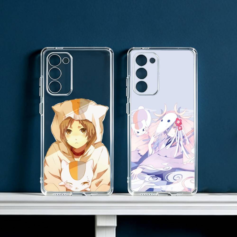N-Natsumes B-Book of F-Friends Phone Case For Samsung Galaxy S24 S25 S23 S22 S21 Plus S24 S25 Transparent Cover Case