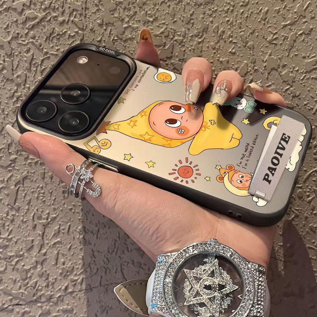 Trendy Cartoon Flower Rabbit Star Phone Case for Apple iPhone 17, 16 Pro, 15 Pro, 14, 13