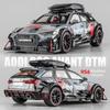 Mașină Model Aliaj Turnat Sub Presiune RS6 Racing Scară 1/24 - Articol Elegant de Colecție, Cadou Perfect pentru Iubit, Obiect de Colecție demn de Expus