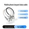 Braided 2-in-1 Lanyard & PD60W Fast Charging Cable for Apple 15