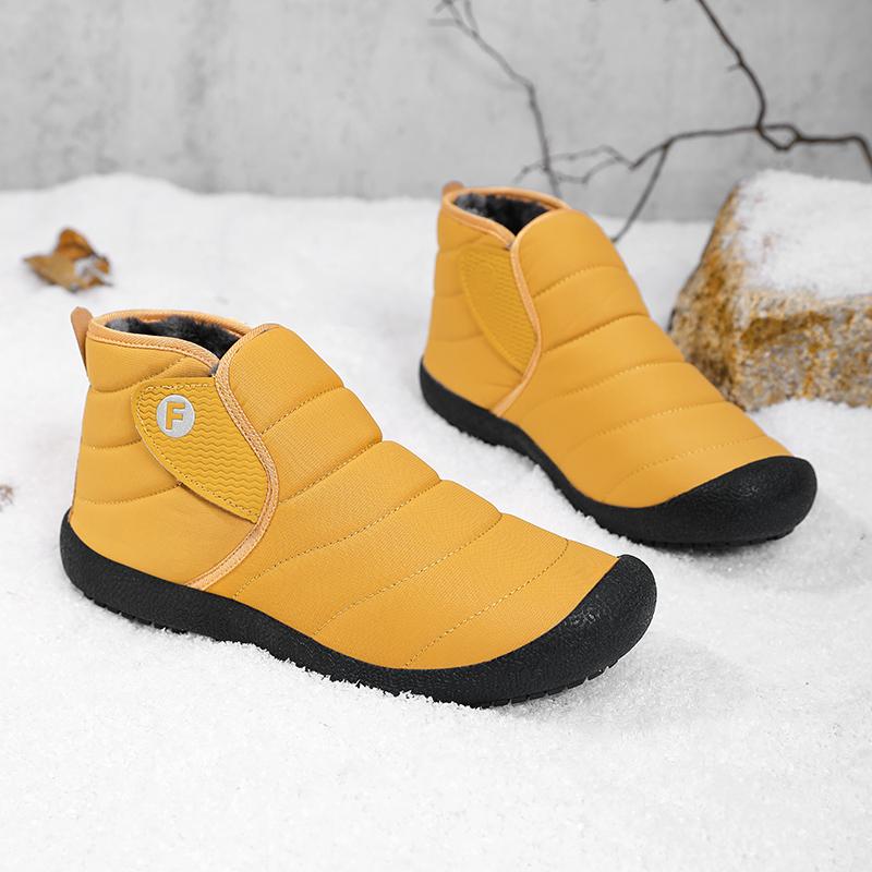 Women's Winter Boots Unisex Snow Shoes Mens Outdoor Shoes Warm Slip On Fur Lined Slippers Comfortable