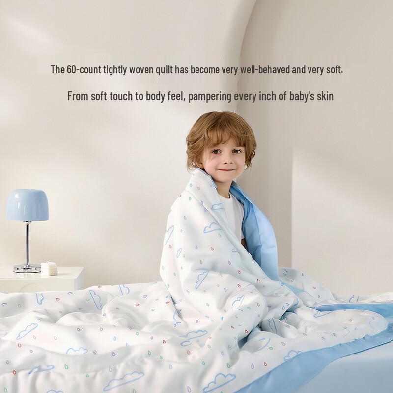 Luolai Kids Washable Mulberry Silk Summer Quilt