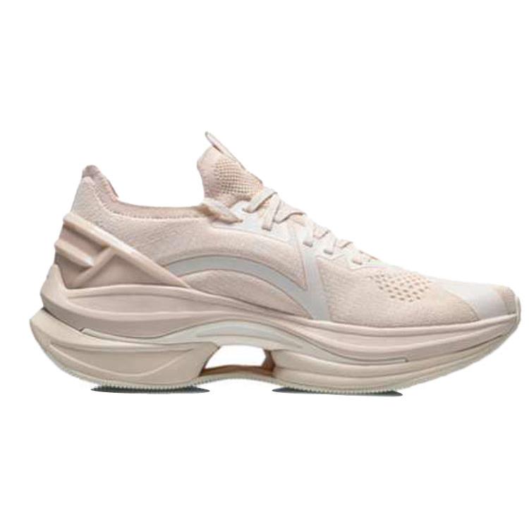New LiNing WuShi 5S 1.0 Cushioning Anti Slip And Wear Resistant Low Top Running Shoes Men's Gray Apricot ARHR071-4