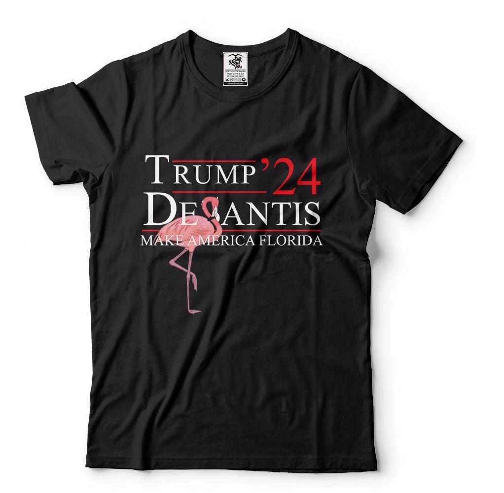 Trump Desantis 2024 Make America Florida Again Donald Trump T-shirt Tshirt S