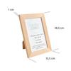 Photo Frame - Creative Home - 10x15cm - Natural Pine Wood - Unpainted - Wall-mounted