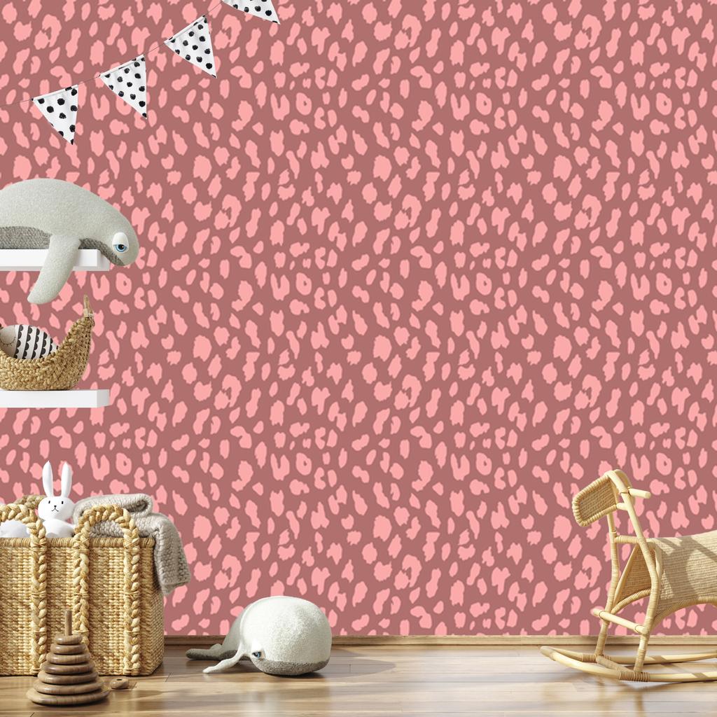 Rose Gold Red Leather Wallpaper for Living Room and Bedroom 50x1000