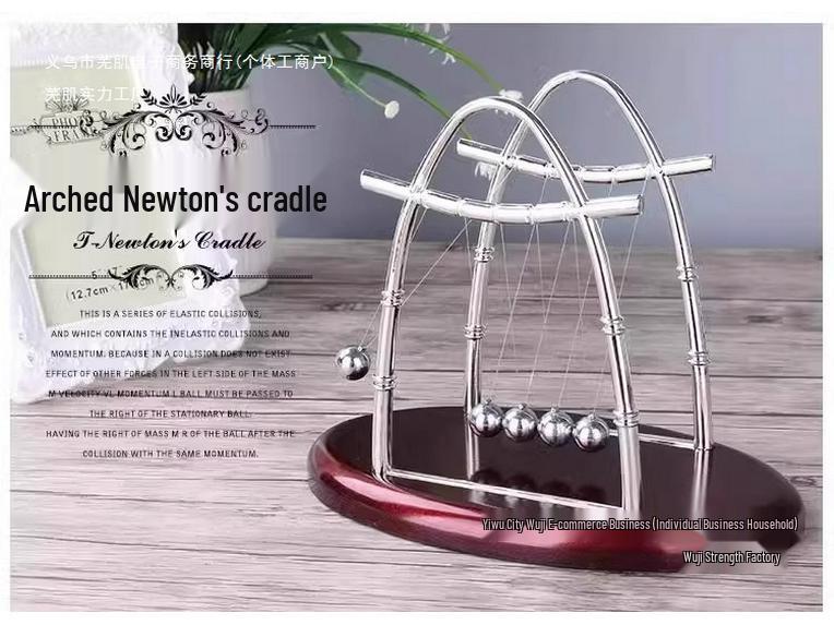 Culla di Newton Fisica Biliardo: Ornamento da Ufficio Creativo e Regalo Decompressione