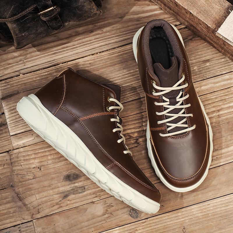 Fashion Men's High Top Boots Casual Lace Up and Ankle Shoes Oxford Boots Casual Sneakers Autumn Shoes 2025 Classic Cowboy Boots Hiking