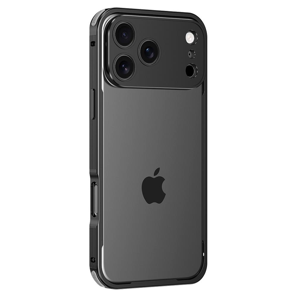For iPhone 17 Pro Bumper Case Heat Dissipation Aluminium Alloy Phone Shell with Buckle/Camera Lid