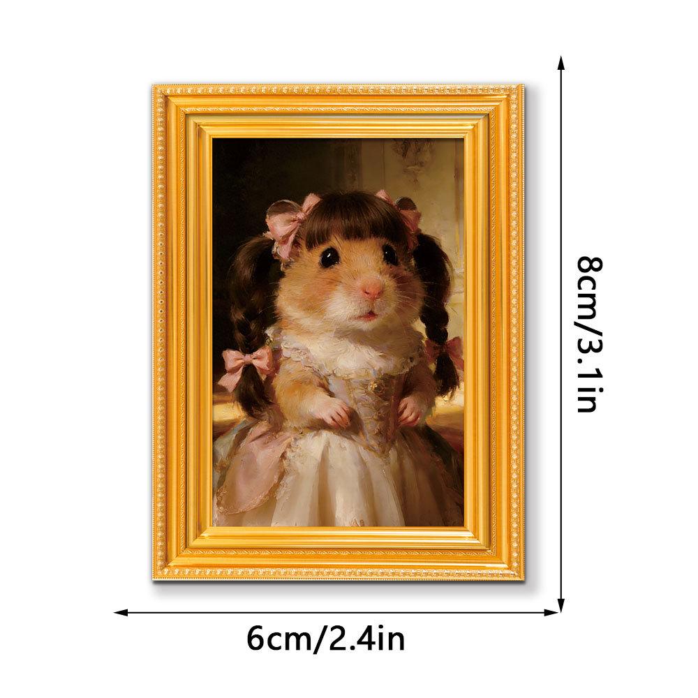 

Quirky 3D Animal Wooden Photo Frame Refrigerator Magnet
