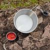 30ml 600ml Bait Bowls Stainless Steel Bait Cup Powdered Fish Food Mixing Container Multifunctional Angling Tackle Bowls
