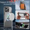Per Magsafe Custodia Protettiva per Obiettivo Fotocamera Placcata alla Moda per iPhone 15 14 13 12 11 Pro Max Cover Trasparente di Ricarica Magnetica Wireless