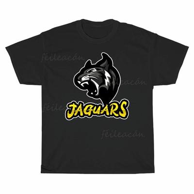 Jaguars Yellow Amp; Black Sports Team Art Logo American TShirt Funny Size S To 5XL Unisex T-Shirt