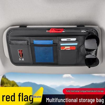 Hongqi HS5/HS7/H5/H7/EHS3/HS9/H9 Car Sun Visor Storage & Glasses Clip