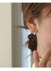 S999 Sterling Silver Butterfly Stud Earrings: Elegant Forest-Inspired Design for Women.