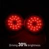 2PCS Red LED Rear Bumper Reflector Tail Light or Toyota Nissan Scion 81910-02040