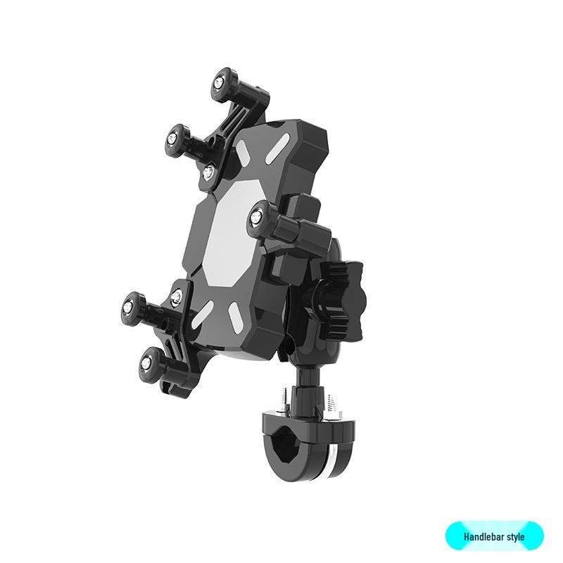 Cross-Country Shockproof Universal Phone Holder for Motorcycles, Scooters, and Bicycles.