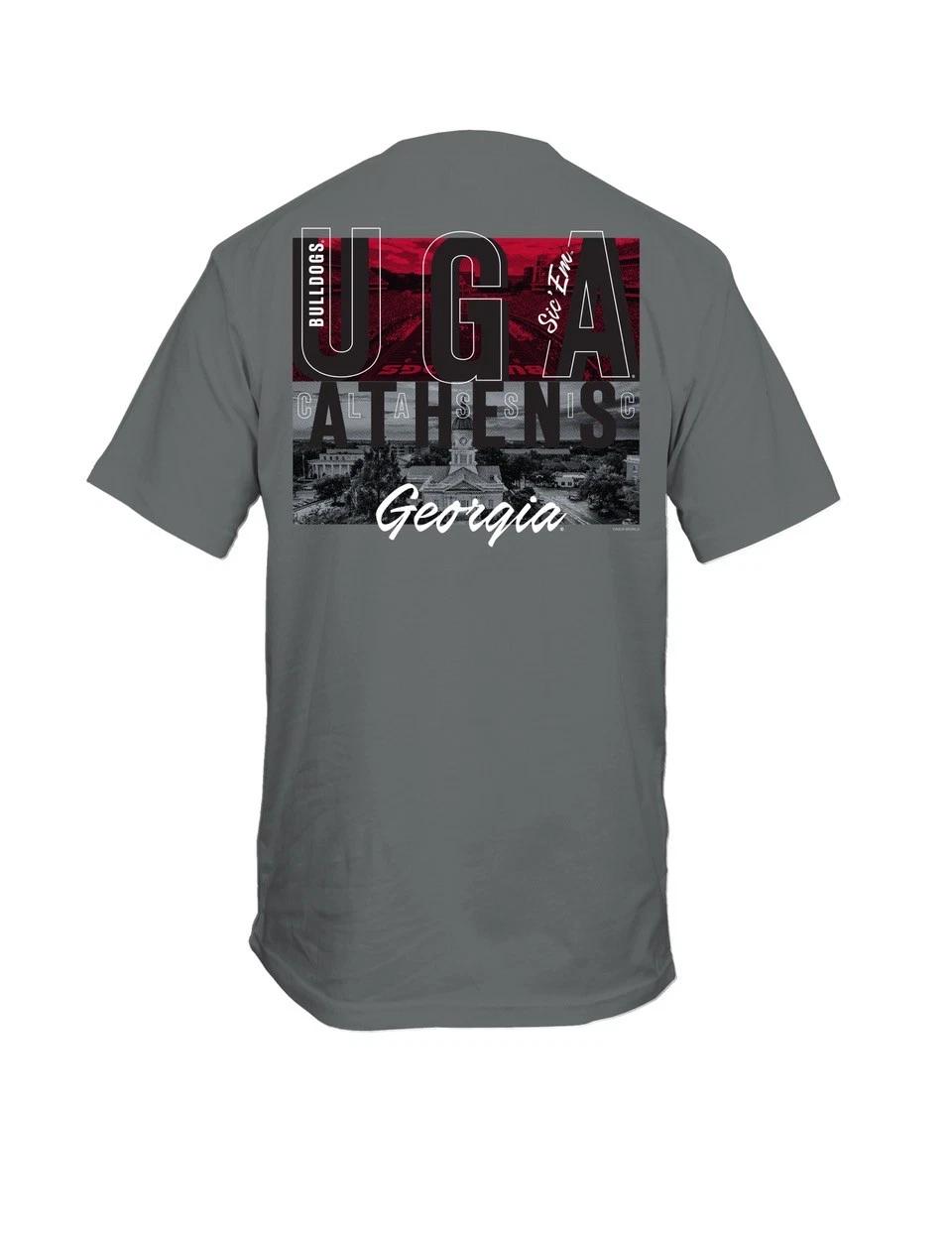 

New World Graphics UGA Panos Short Sleeve T-Shirt Graphic Tee XL