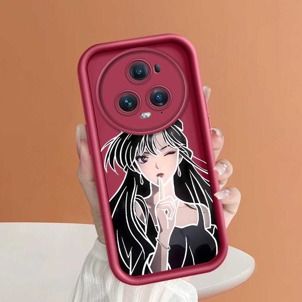 Soft Silicone Square Ladder Printing Pattern Phone Casing Full Cover Camera Shockproof Protection Rubber Case for Huawei Honor
