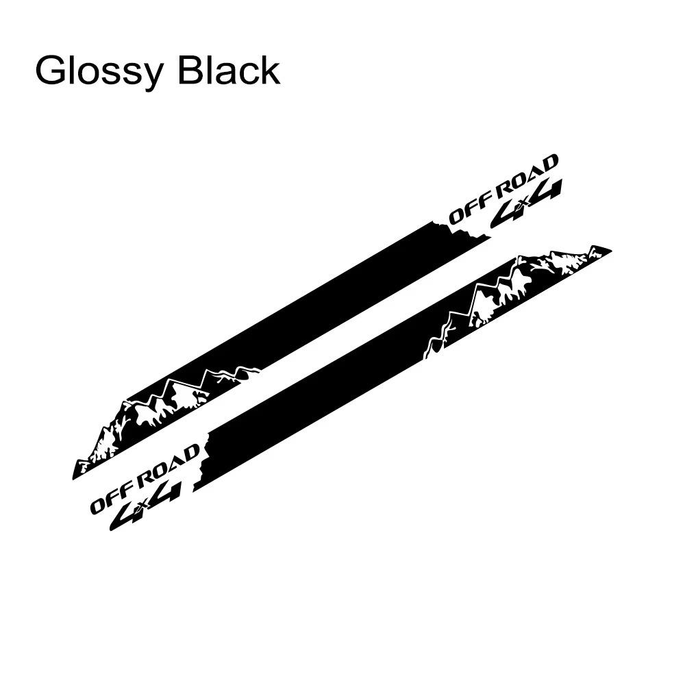 Car Mountain Styling Stickers Pickup Door Side Decals Truck Graphics 4X4 Off Road Custom Vinyl Decor Cover Auto Accessories