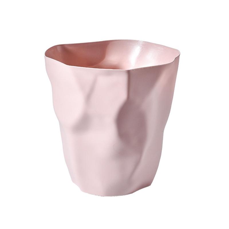 Irregular Trash Can Modern Plastic Garbage Rubbish Bin Waste Basket Flower Pot