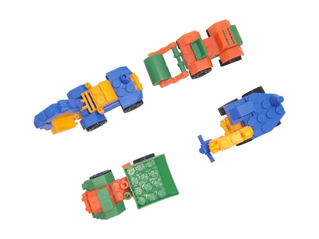 Small Toy Building Blocks Construction Truck, 50 Pieces