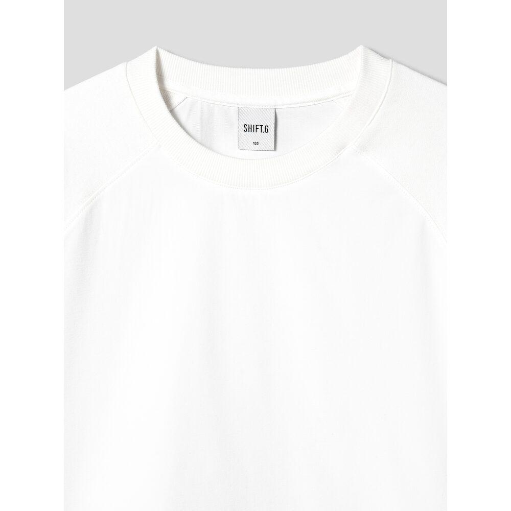 SHIFT.G Woven Mix Sweatshirts White
