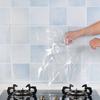45x70cm Kitchen Oil Proof Wall Sticker Heat-resistant Wallpaper Clear Self Adhesive Film Waterproof Paper Tile Wall Decals