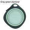 Haustierfutter Napf Katze und Hund Futter Haustier Silikon Zusammenklappbar Tragbar 2 in 1 Haustier mit Karabiner Flasche Outdoor Reisen Wasserbehälter