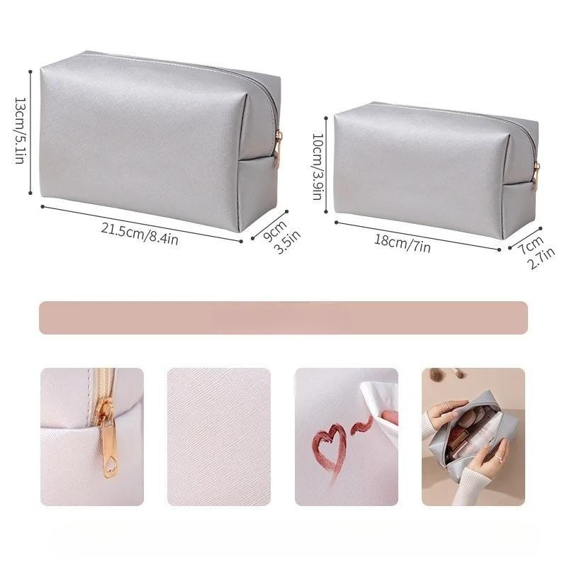 Simple Travel Large Capacity Makeup Bag Cosmetic Storage Pouch Toothbrush Wash Bag Storage Case