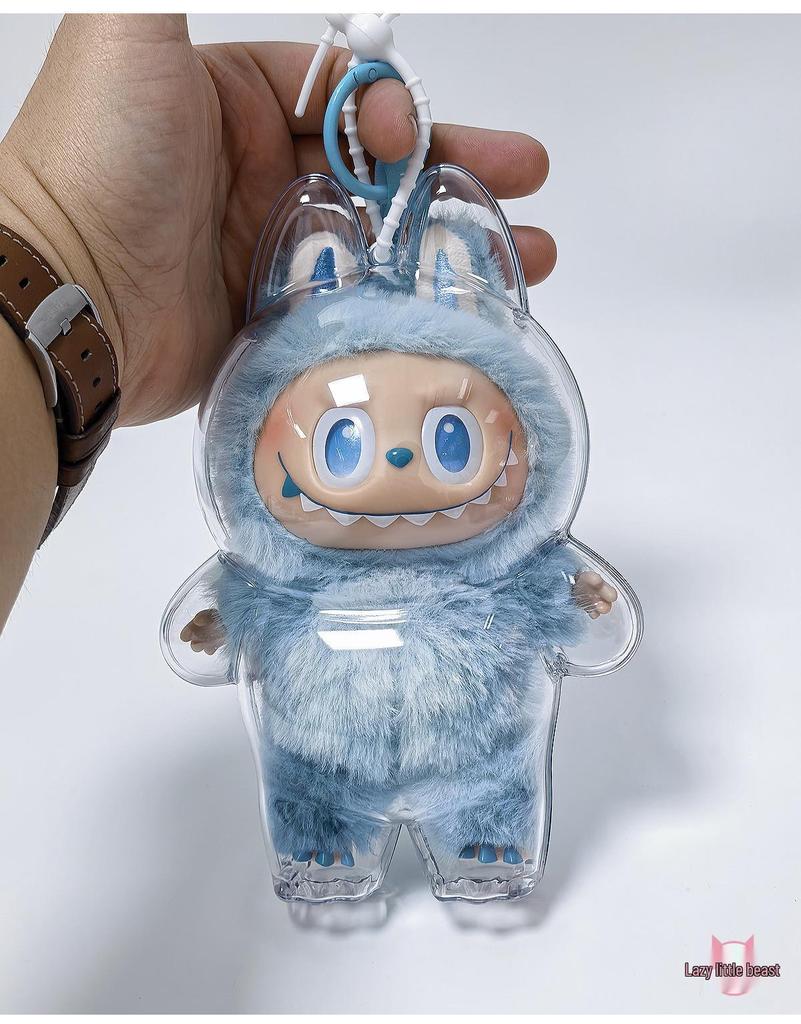 Líná chlupatá bestie: LABUBU High Energy V3.0 Průhledné ochranné pouzdro